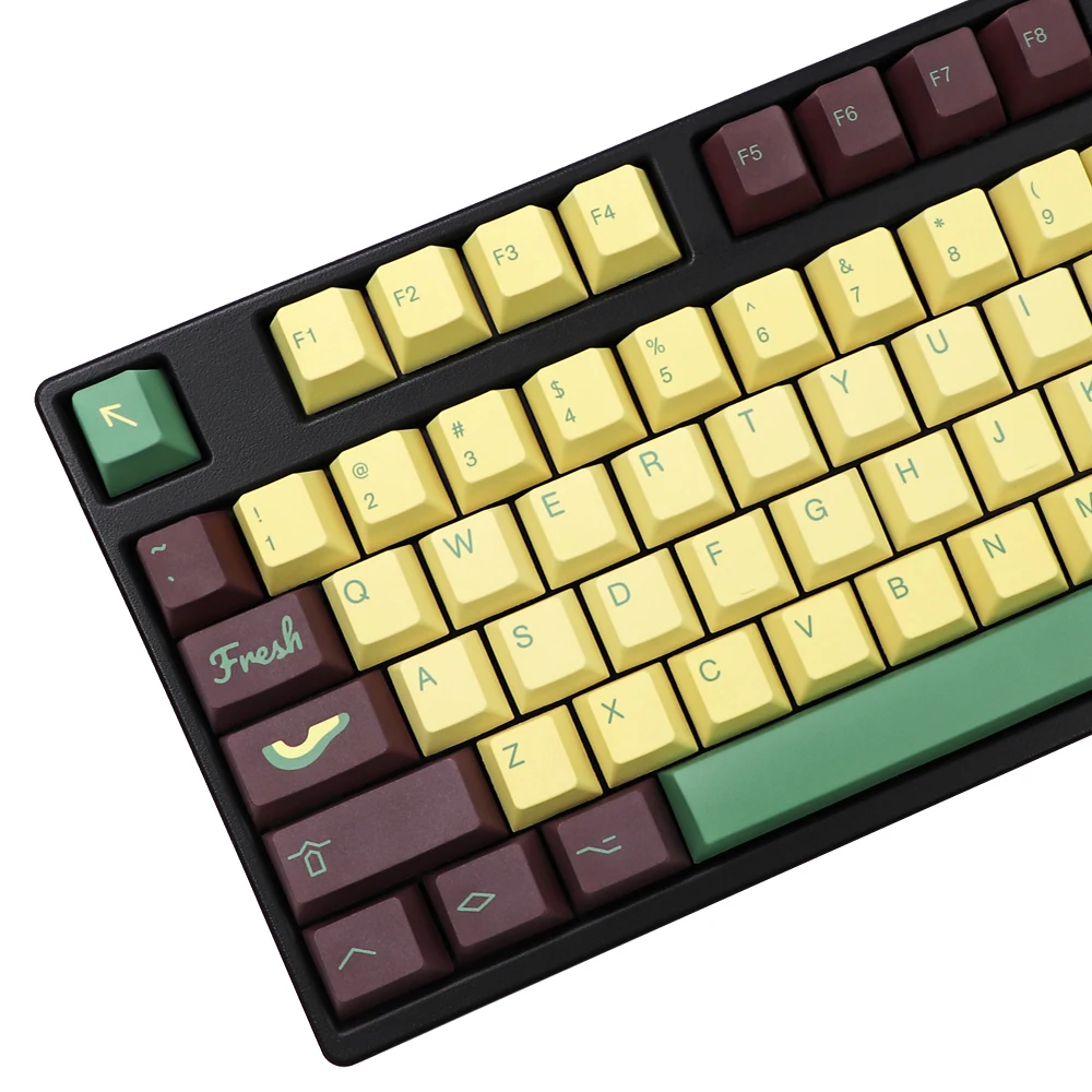 Teclas de aguacate GMK-KEY, teclas pbt personalizadas para teclado mecánico GK61, DZ60, 84, 96, diseño iso