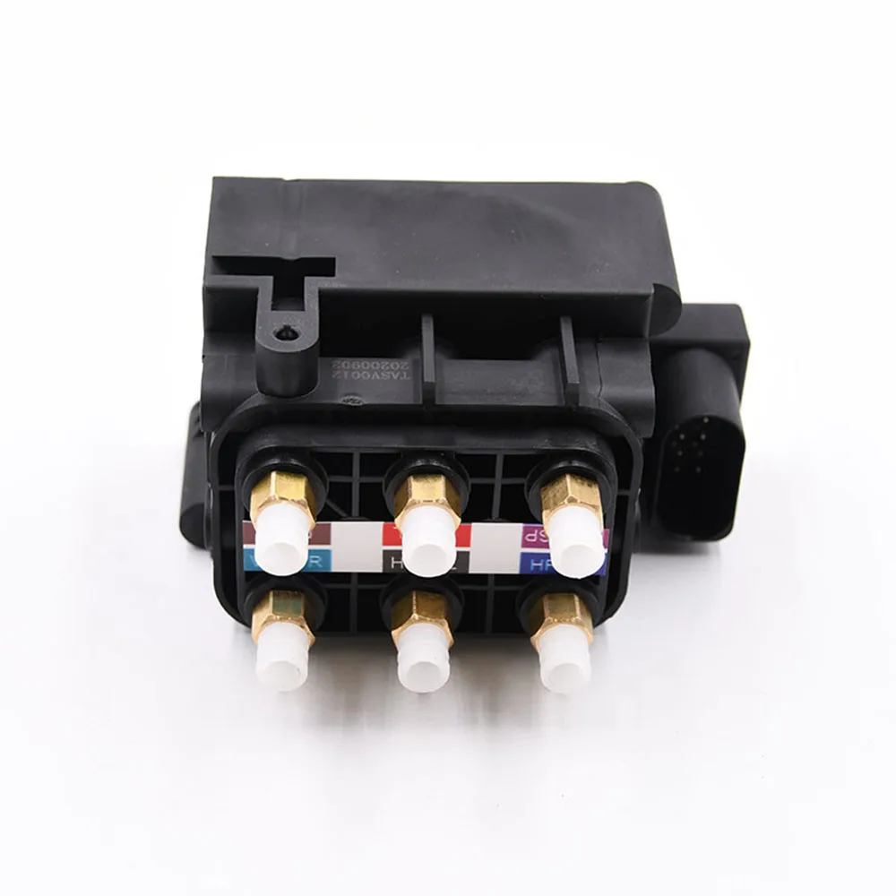 Nowy blok zaworów zawieszenia pneumatycznego 10 pinów czarny 4F0616013 4Z7616013 do Audi A6 S6 A8 S8 Łatwa instalacja akcesoria samochodowe — zdjęcie 5