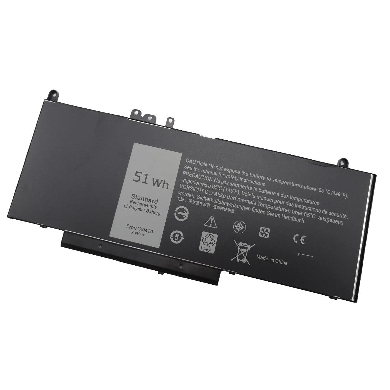 

7.4V 51WH 6800mAh G5M10 Laptop Battery for DELL Latitude E5450 E5550 15.6" WYJC2 8V5GX 1KY05 R9XM9 Fit Notebook Computer