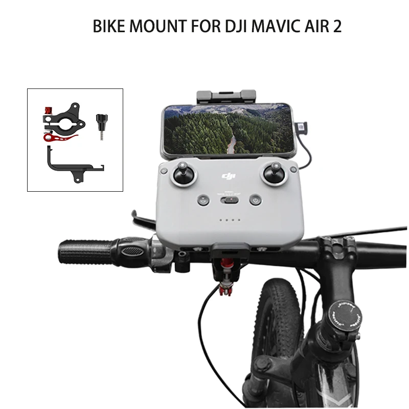 For DJI Mini 2/ 3 Pro Remote Control Bracket Bicycle Clamp Remote Bike Holder Mount DJI AIR 2S DJI Mavic Air 2 Drone Accessories