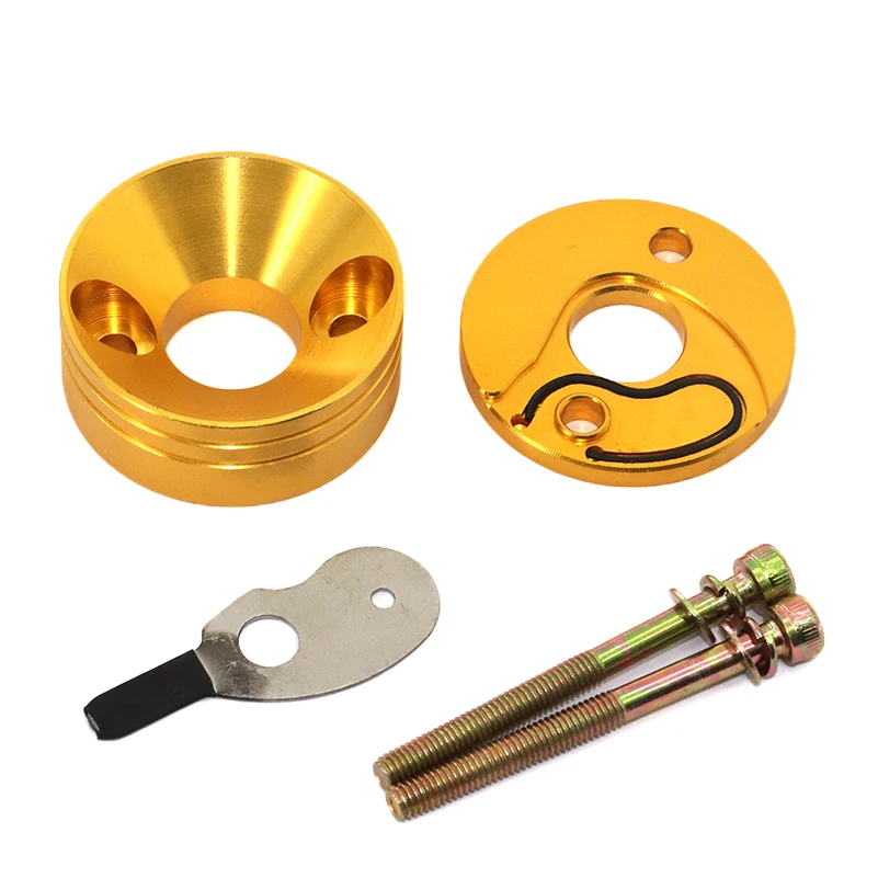 Kit de adaptador de pila de filtro de aire, compatible con carburador de 15mm para Mini Moto de 47cc y 49cc, ATV, Dirt Pocket Bike, 23cc, 33cc, 43cc, Scooter de Gas Goped