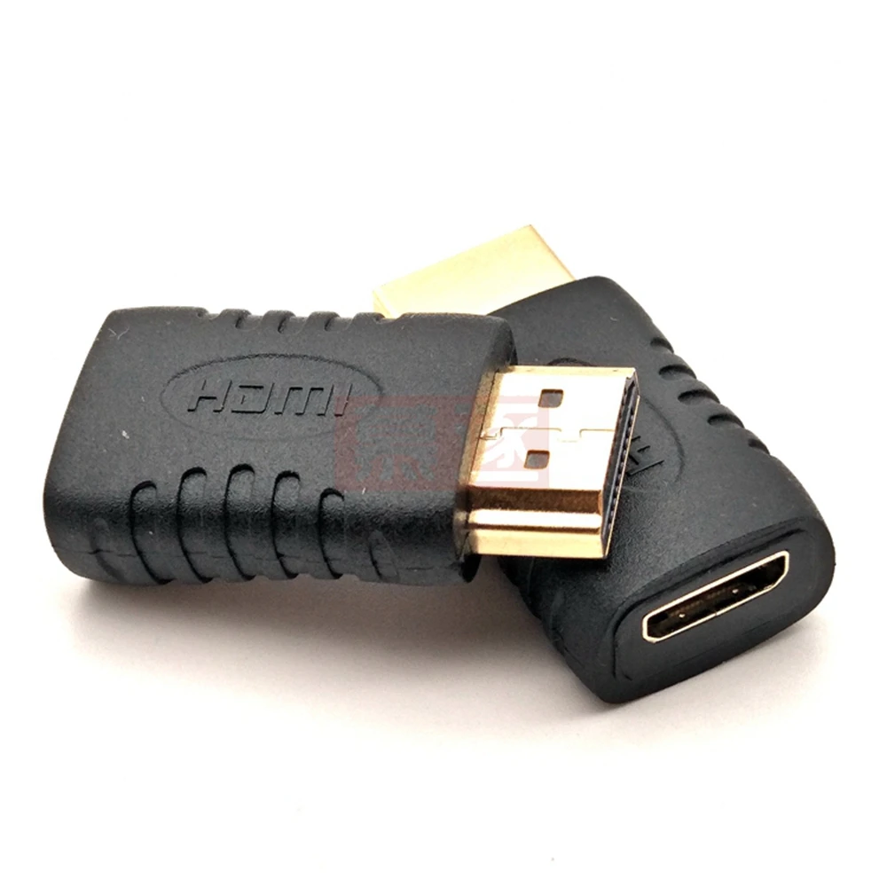 คุณภาพสูง Gold Plated HD เข้ากันได้กับชาย Mini HD หญิง Full HDTV Adapter Converter สําหรับ HDTV