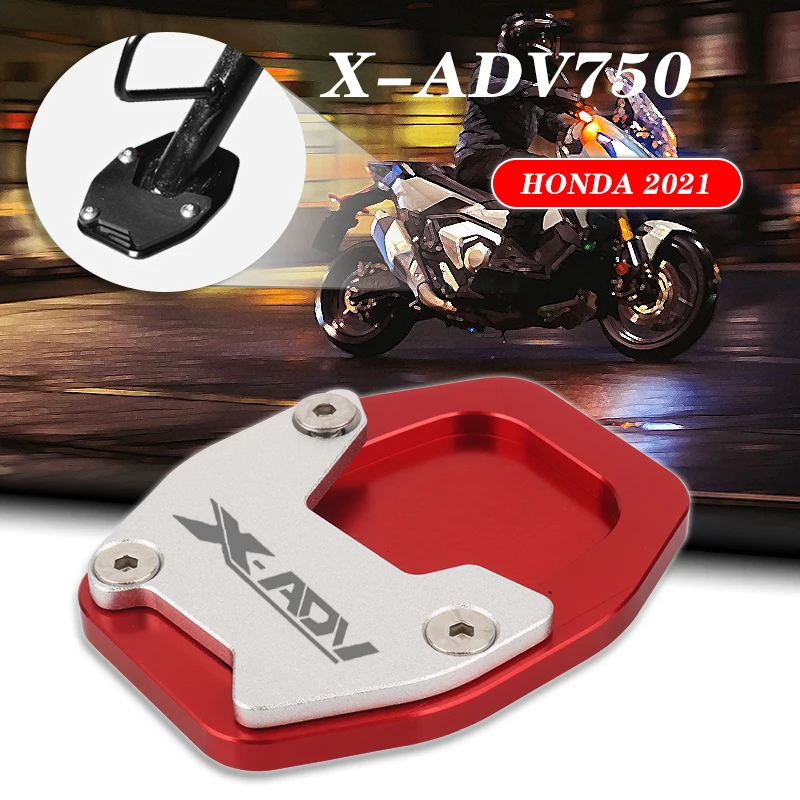 

For HONDA X-ADV750 XADV750 X-ADV 750 2021 2022 2023 Motorcycle Accessories Kickstand Extension Foot Side Stand Enlarge Plate Pad