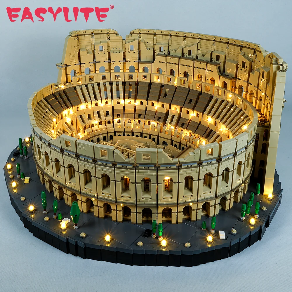 EASYLITE LED Light Set For 10276 Creator Expert Colosseum Building Blocks Lighting Kit Not Include Model