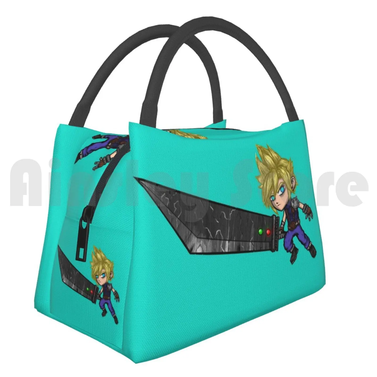 Portable Insulation Bag Cloud Strife Final Fantasy 7 Final Fantasy Final Fantasy Vii Cloud Strife