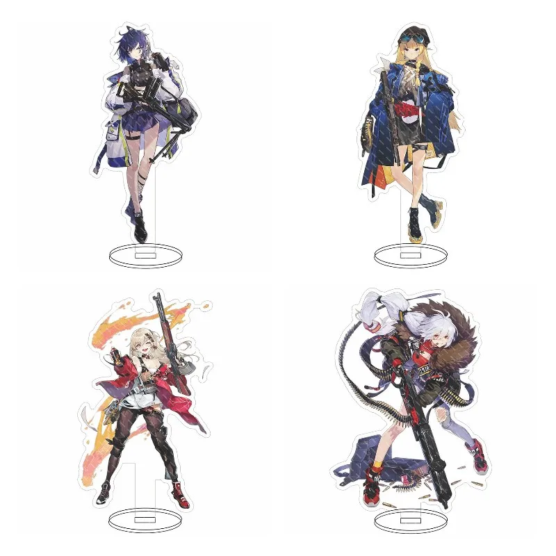 New Game Girls Frontline Figure Acrylic Stand Model Plate Desk Decor Standing Sign Plate Holder Cake Topper Props Fans Gifts