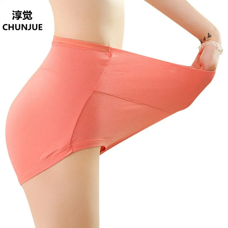 4PCS/lot Women's panties Plus Size Briefs Panties for Mother Lingerie Comfort Cotton High Waist Women's Underwear Free Shipping