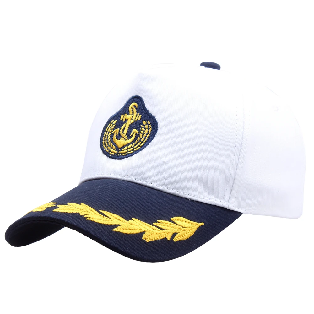 Baseball Cap Sun Hat Embroideried Fashion Caps Captain Cap Men Women Adult Sailor Hat Performance Stage Hats