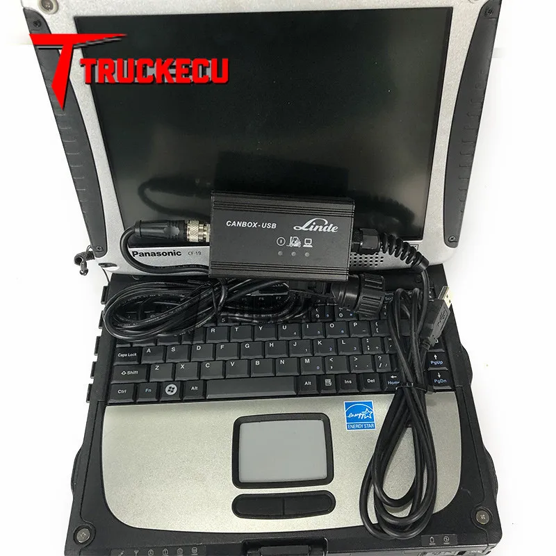 for Linde Canbox doctor Linde pathfinder linde LSG LINDOS Linde forklift truck diagnostic cable+Thoughbook CF19/T420 laptop