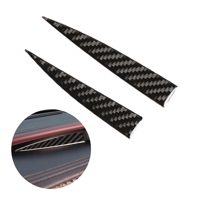 

Для Toyota Highlander 2015 2016 2017 2018, салон автомобиля, центр управления, маленькая панель дисплея, серебристая крышка из углеродного волокна, декор