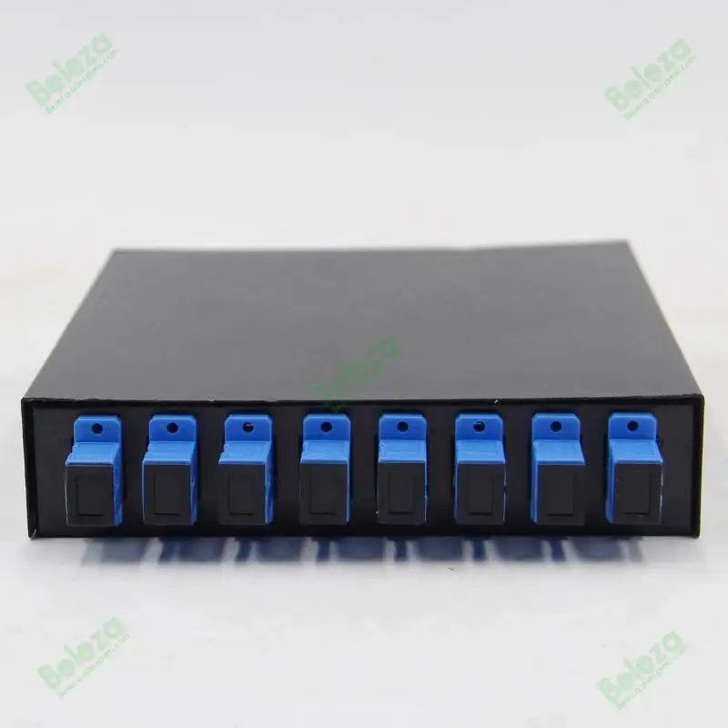 Imagem -04 - Pigtail Cassete Splitter Box Fibra Óptica Patch Panel Fibra Óptica Terminal Box Catv sc Fpc com Adaptador 1x8 Portas Núcleos