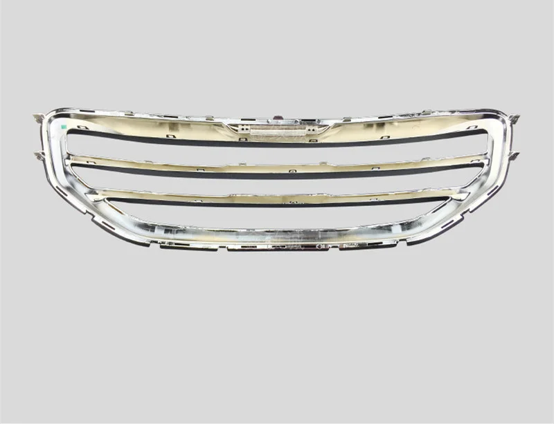 Front Bumper Grill Frame Grille for Peugeot 3008 2015-2016 Car Accessories Chrome Exterior