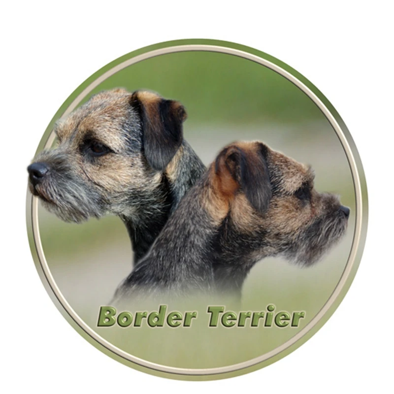

S40316# Various Sizes PVC Decal Border Terrier Car Sticker Waterproof For Bumper Rear Window Laptop Refrigerator Toilet
