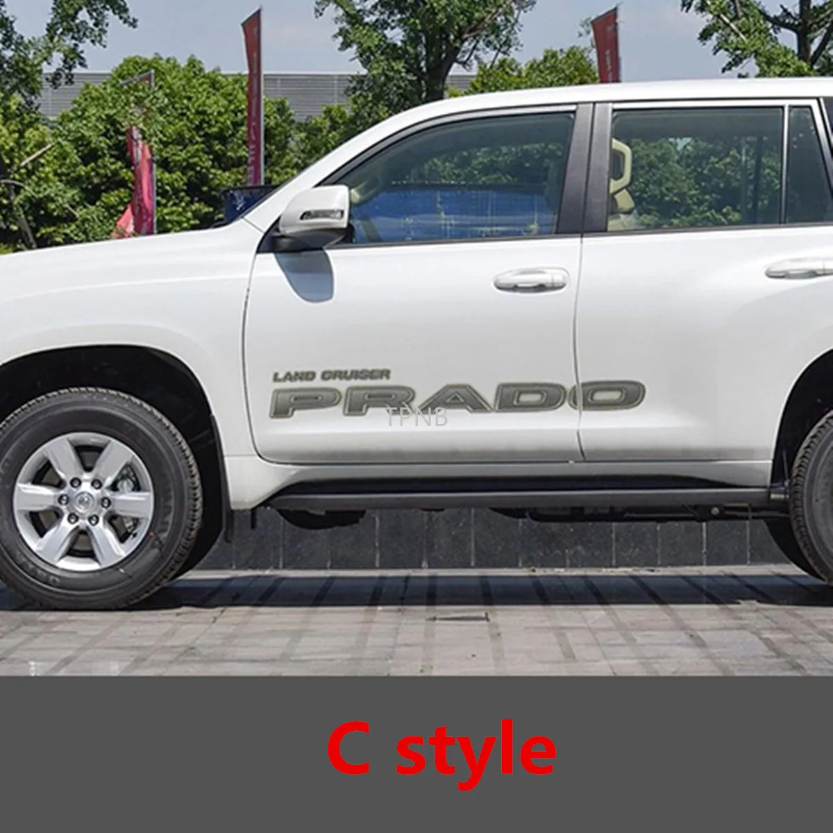 Body Sticker Pull for Toyota Land Cruiser Prado 150 2010 2011 2012 2013 2014 2015 2016 2017 2018 2019 2020 Accessories