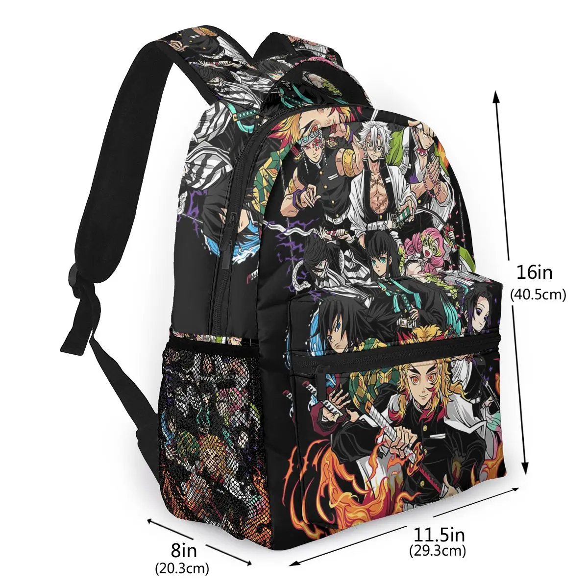 Hashira Demon Slayer Backpack for Girls Boys Travel RucksackBackpacks for Teenage school bag