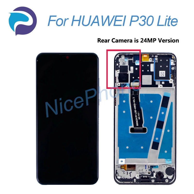 P30 lite lcd screen 2312*1080 touch digitizer display assembly replacement MAR-L01A/L21A/LX1/LX1M/LX2/L21MEA/L22A/L22B/LX3A LCD