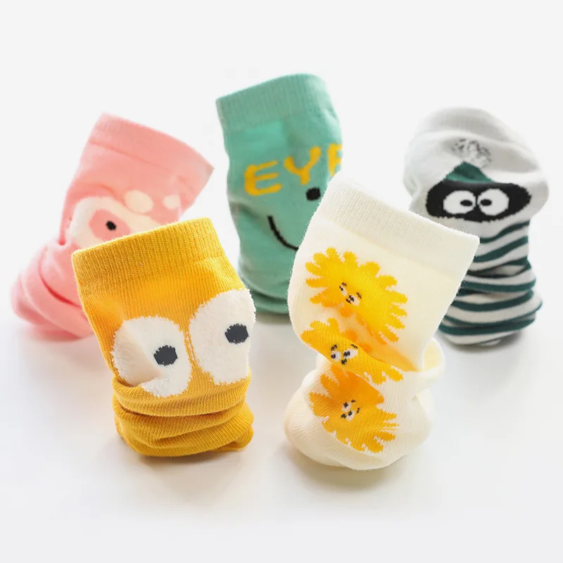 Kids Baby Socks Solid Color Baby Girl Boy Socks Infant Toddler Socks Autumn Winter Warm Sokken Kids Leg Warmers