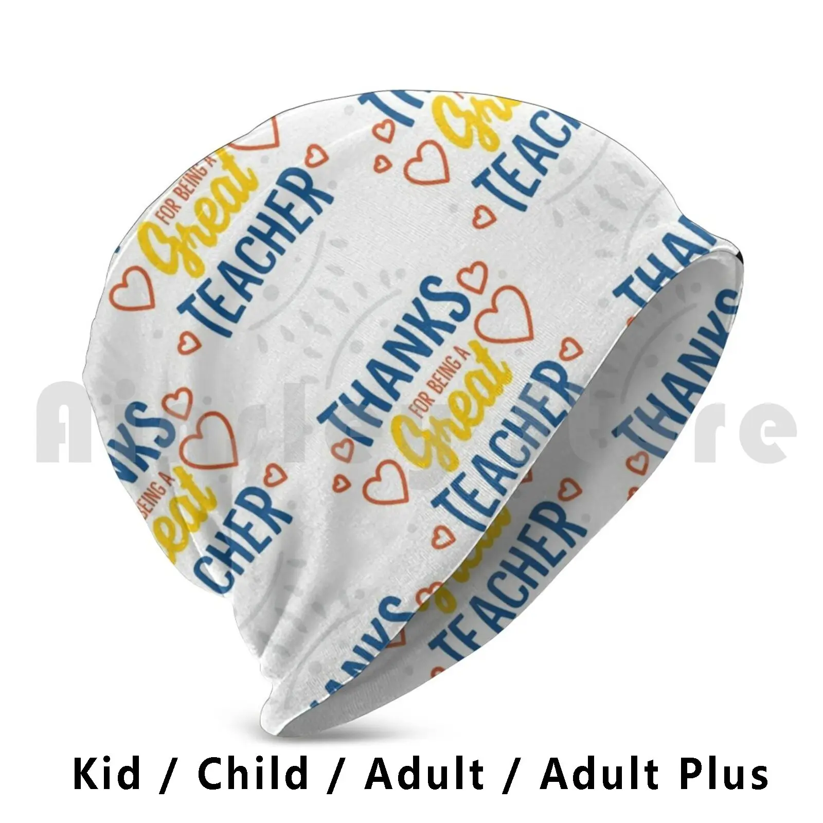 Chapéu de malha para o professor, com impressão da carta da carta do professor, em estilo inglês, 3131