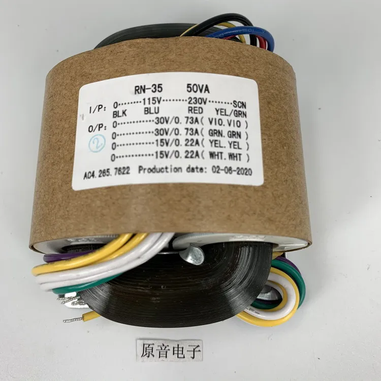 Type R Power Transformer 50W Double 30V Double 15V Power Transformer R Cattle