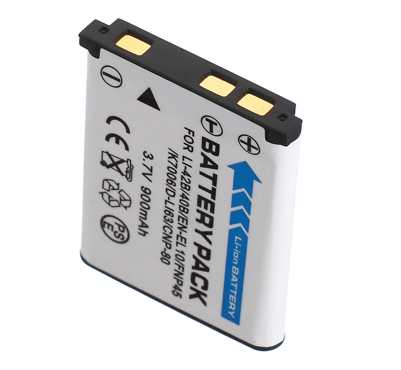 Battery Pack for Olympus Stylus 820, 830, 840, 850SW, 1040, 1050SW