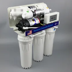 1set 75 Gpd Reverse Osmosis Water Pump System Water Filter System Water Purifier Parts Include Osmosis Membrane Filter Aquarium