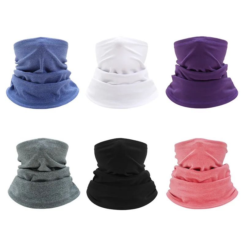 

Winter New Kids Thermal Neck Warmers Soft Velvet Neck Gaiter Windproof Face Mask Bandana