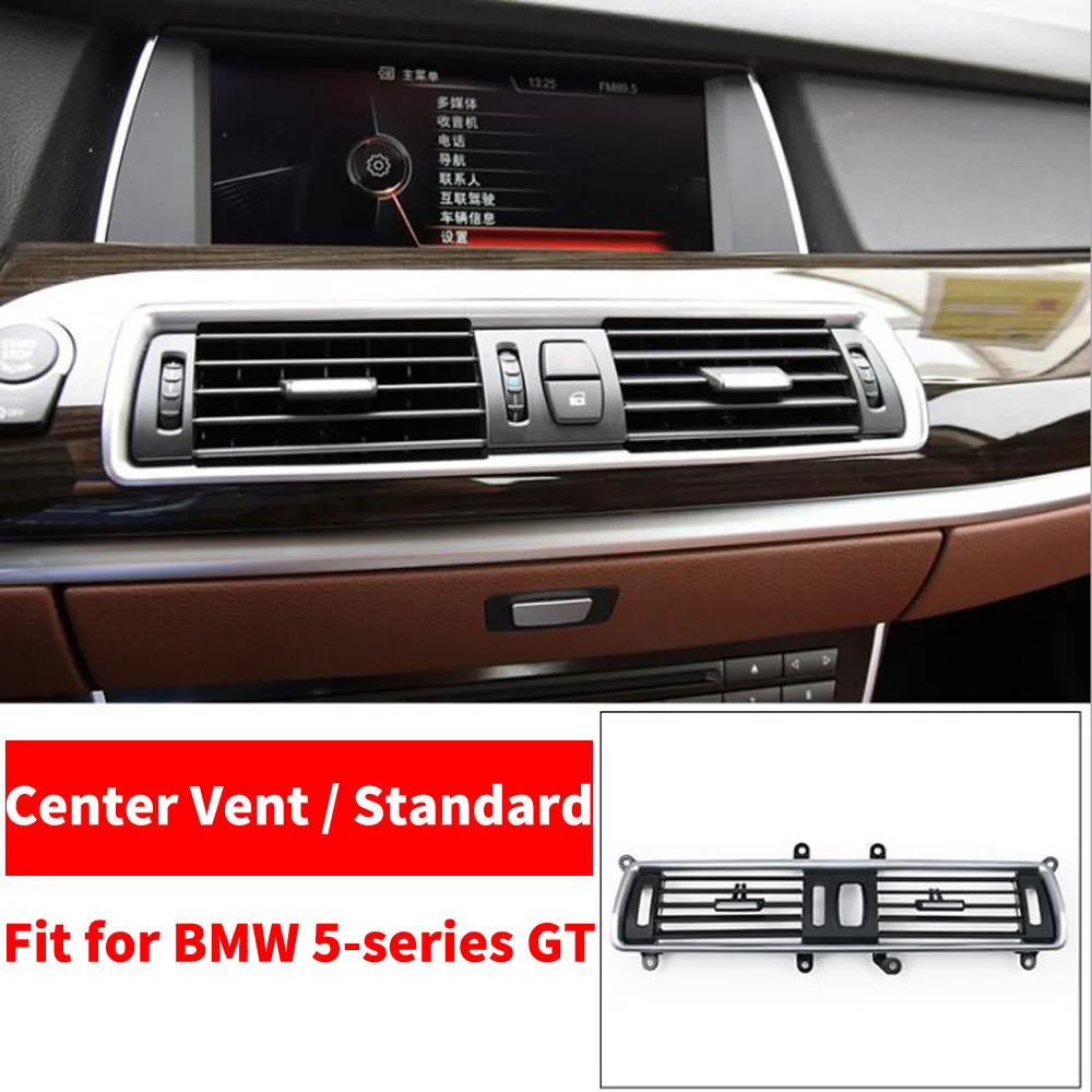 

LHD Left Hand Drive Center Console A/C Air Conditioner Chrome Outlet Vent Panel Grille For BMW 5 Series GT 528 535 F07 10-2017