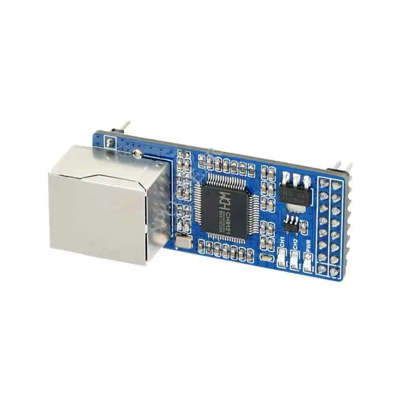 2-CH UART To Ethernet Converter Serial Port Transparent Transmission Module