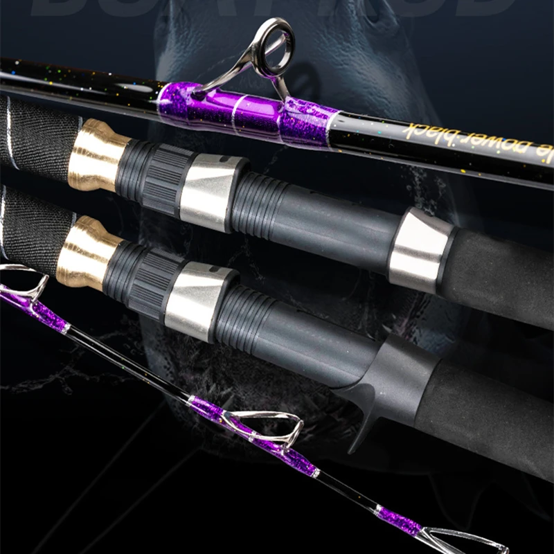 Mavllos Dominate Tuna Jigging Rod,1.65m Lure 500-1000g Force 30-60lb Deep Sea Superhard Boat Fishing Spinning Casting Rod