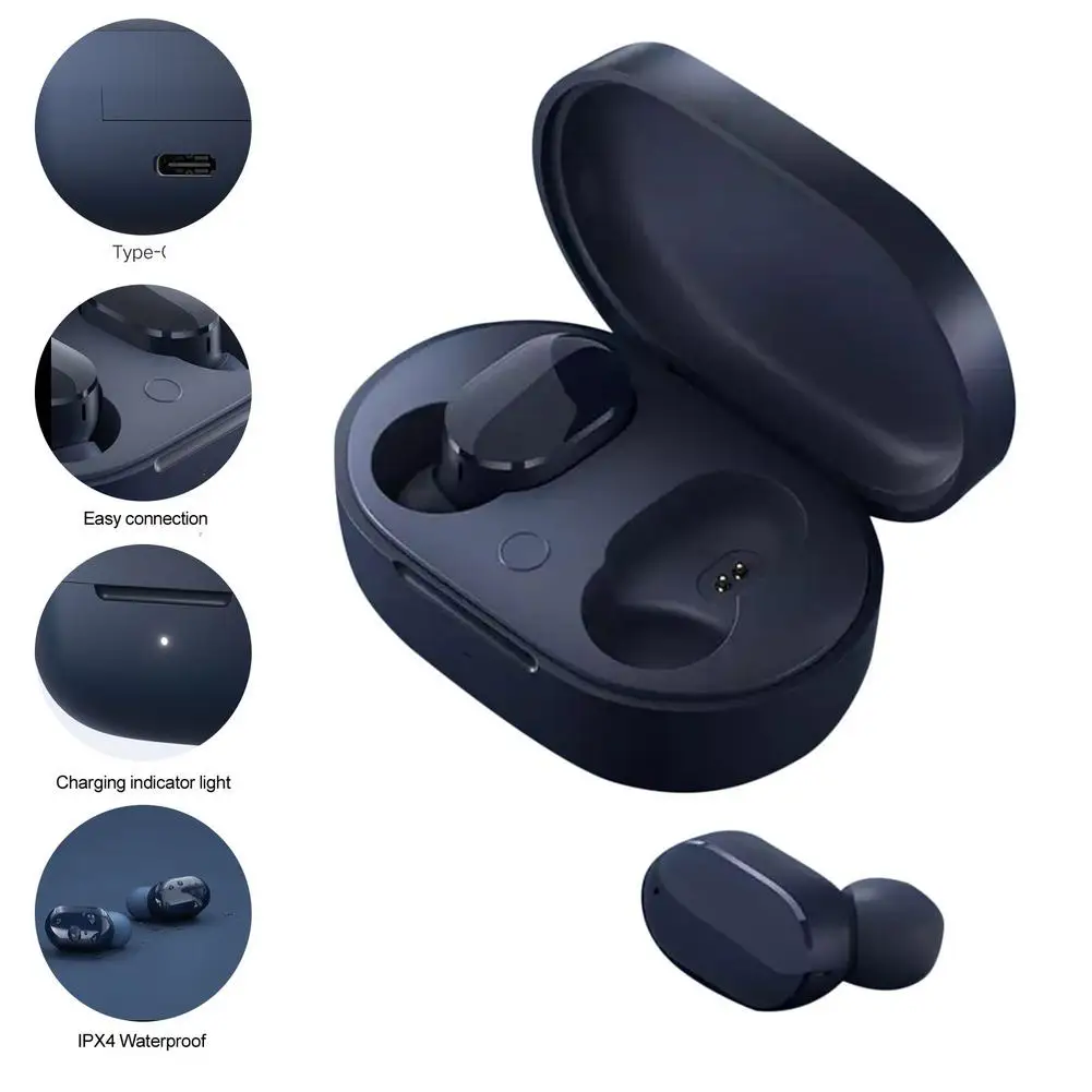 Wireless Earphones IPX4 Waterproof Stable Convenient Headset For Redmi Airdots 3 Earphones Touch Control Wireless Headphones