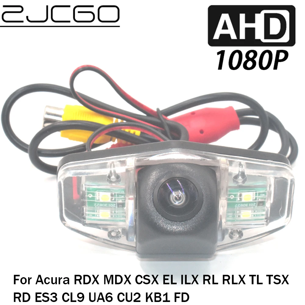 

ZJCGO Car Rear View Reverse Backup Parking AHD 1080P Camera for Acura RDX MDX CSX EL ILX RL RLX TL TSX RD ES3 CL9 UA6 CU2 KB1 FD