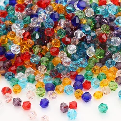 ZHUBI AAA Glass Bicone Spacer Beads 6mm 8mm Crystal Faceted Beads Cheap Beading Crafts Jewelry Accessories Wholesale In Bulk