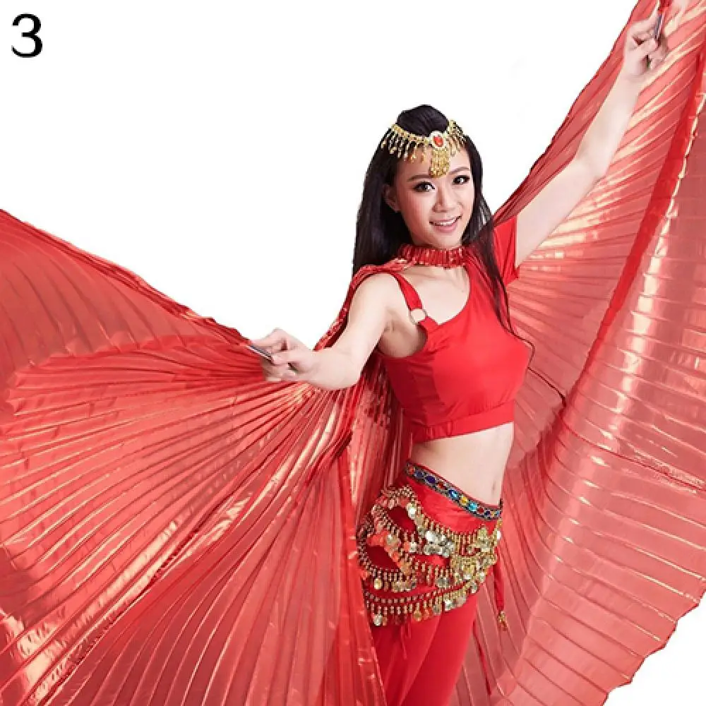 Women Fashion Egyptian Egypt Belly Dance Professional Costume Isis Wing