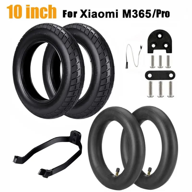 10 Inch Electric Scooter Rubber Tire Camera for Xiaomi M365 1S Pro Pro2 Mi 3 Kickscooter Reinforced Stable-Proof Outer Tyre