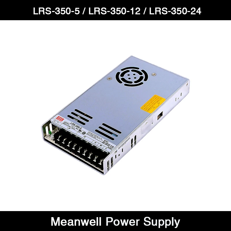 Meanwell LRS-350-5 /12 /24 Single Output Switching LED Display Power Supply 350W 110V/220V AC to 5V 60A /12V 29A / 24V 14.6A