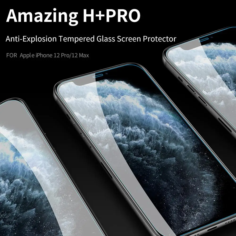 Nillkin H/H+PRO Tempered Glass for iphone 12 /Pro /Max/Mini Screen Protector 2.5D Safety Protective Glass Film for iphone 12