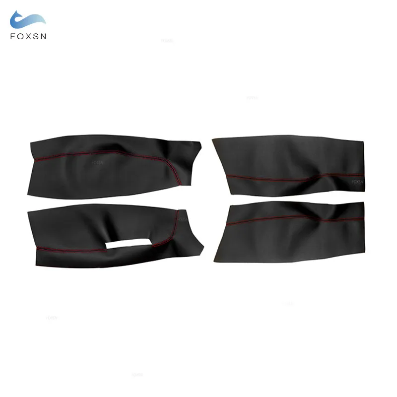 LHD For VW POLO 2004 2005 2006 2007 2008 2009 2010 2011 해치백/세단 자동차 인테리어 도어 패널 팔걸이 커버 가죽 트림