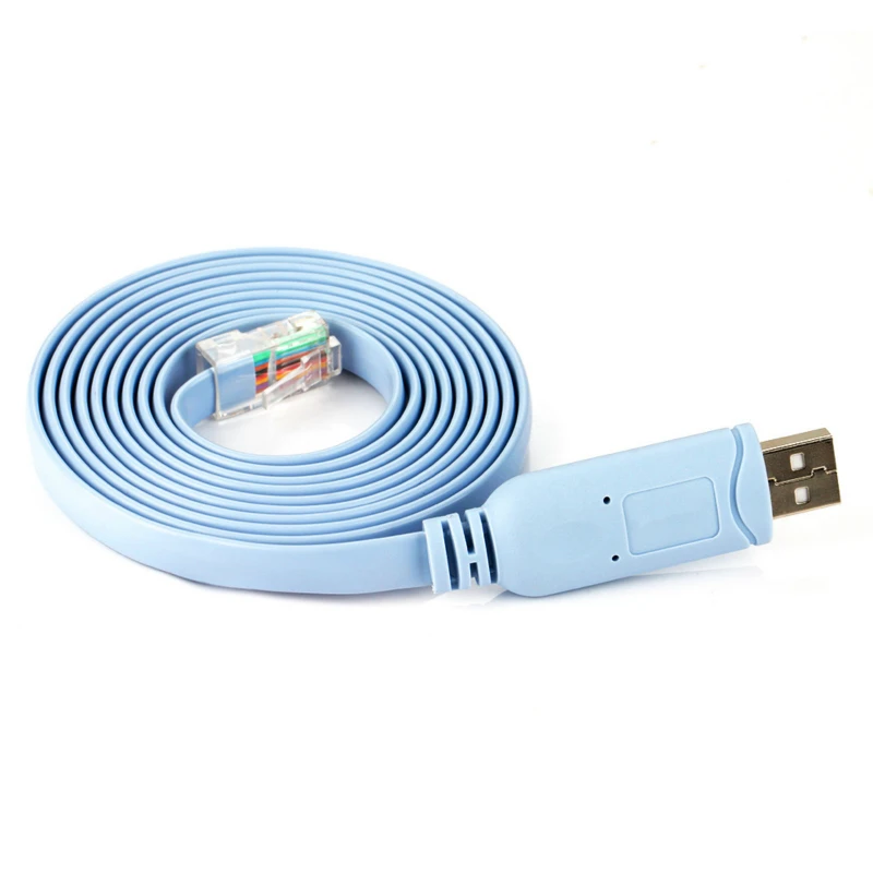 1.8 متر USB إلى RJ45 لـ Cisco USB وحدة التحكم كابل وحدة التحكم خط التصحيح A7H5 لـ Cisco H3C HP Arba 9306 Huawei Router Rollover Console