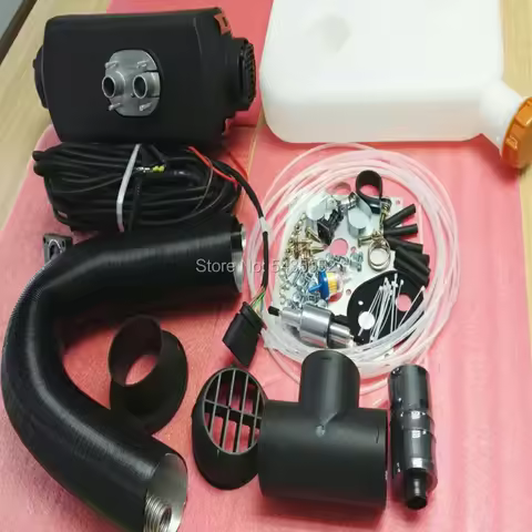 Tank + Remote + 2KW 12V air parking heater for petrol car van truck boat caravan - Eberspacher Webasto diesel heater. Petrol.