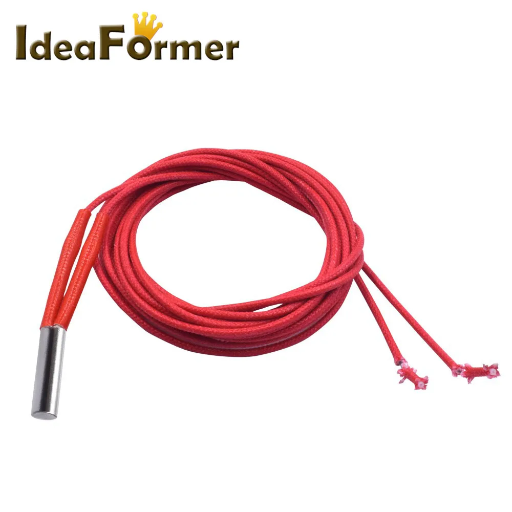 1M/2M Heating tube 6*20mm 12V 24V 40W 50W Ceramic Cartridge Heater Induction For Hotend 3D Printer Parts Compatible With IR3 V1