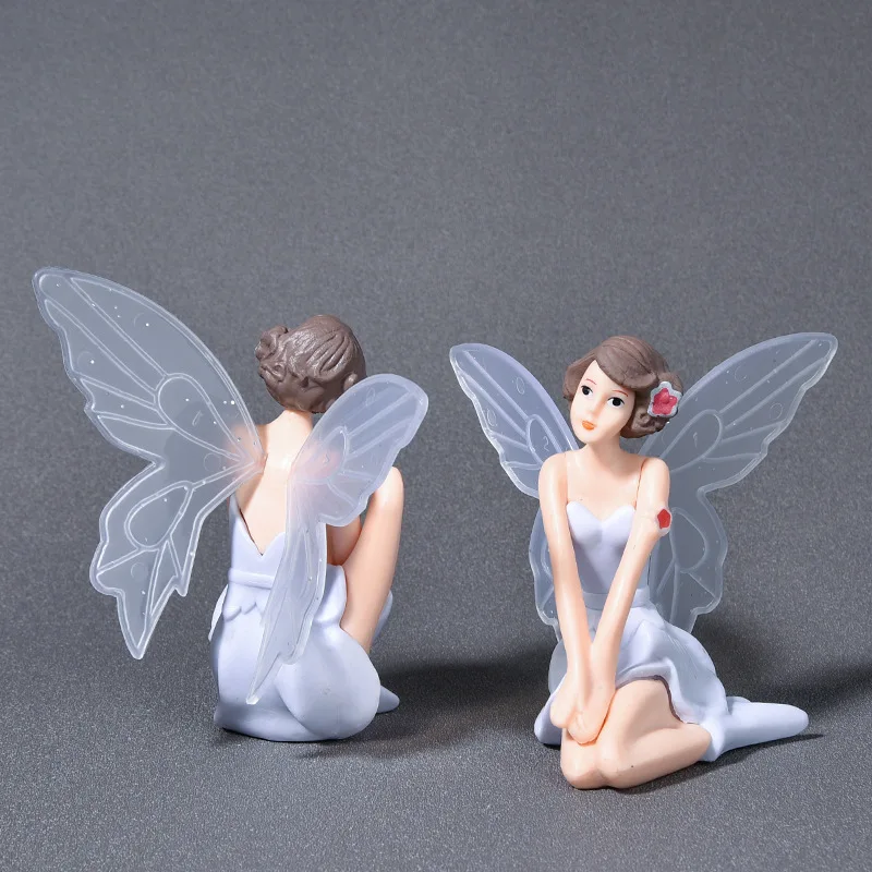 Cake Decoration Figure Toys Princess Tinker Bells PVC Doll Tinkerbell Princess Mini Fairy Figure Toys Children Animation Toys