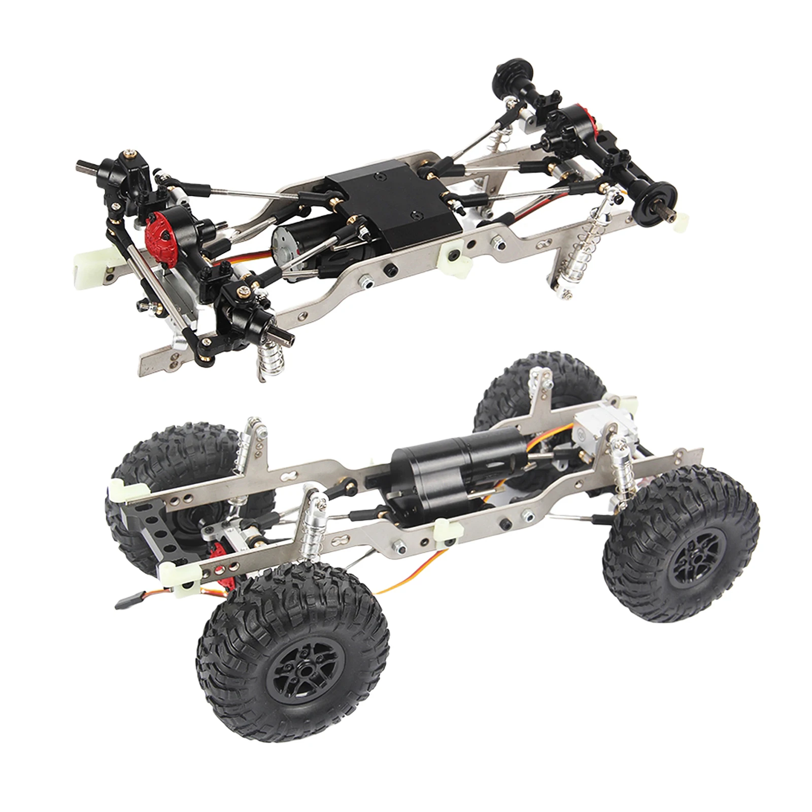 1:10 Metal RC Car Chassis Body Kit High Performance Upgrade Parts for 1/10 Scale WPL D12 RC Replacements Parts