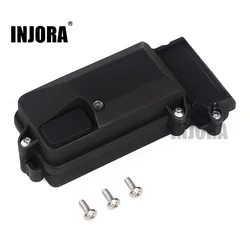 Injora-impermeável plástico rádio dispositivo para carro rc, receptor caixa 85x40x28mm para 1/10 axial scx10 90046 d90 trx-4, 1 parte