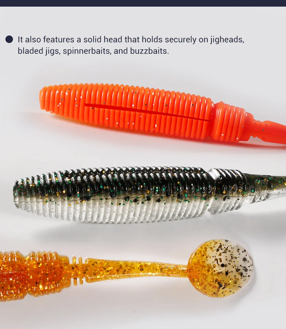 Noeby 3PCS Swimbait Shad Weichen Köder 15cm 27,5g 17,5 cm 40g Weicher Köder Minnow weichen Köder Wobbler Bass Barsch Hecht Angelgerät – Detail 9