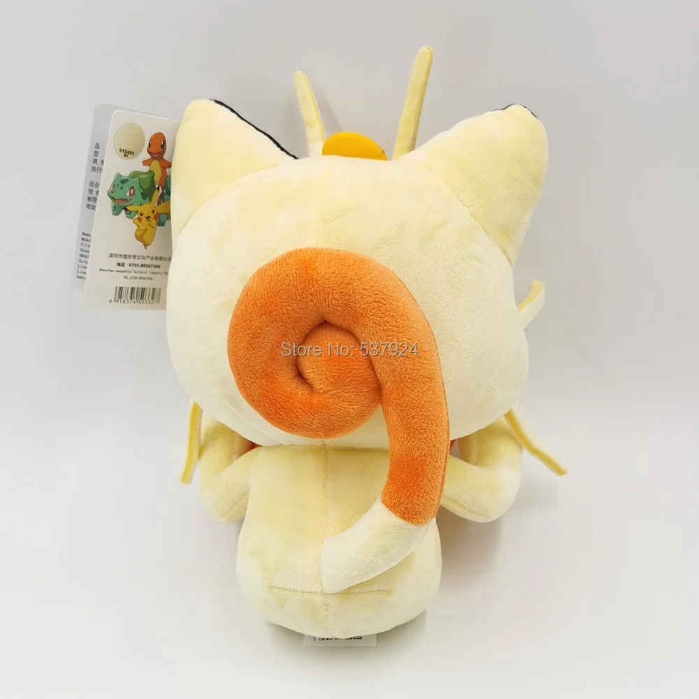 5 قطع جديدة من دمية Meo Meowth الأصلية مقاس 9 بوصة 23 سم