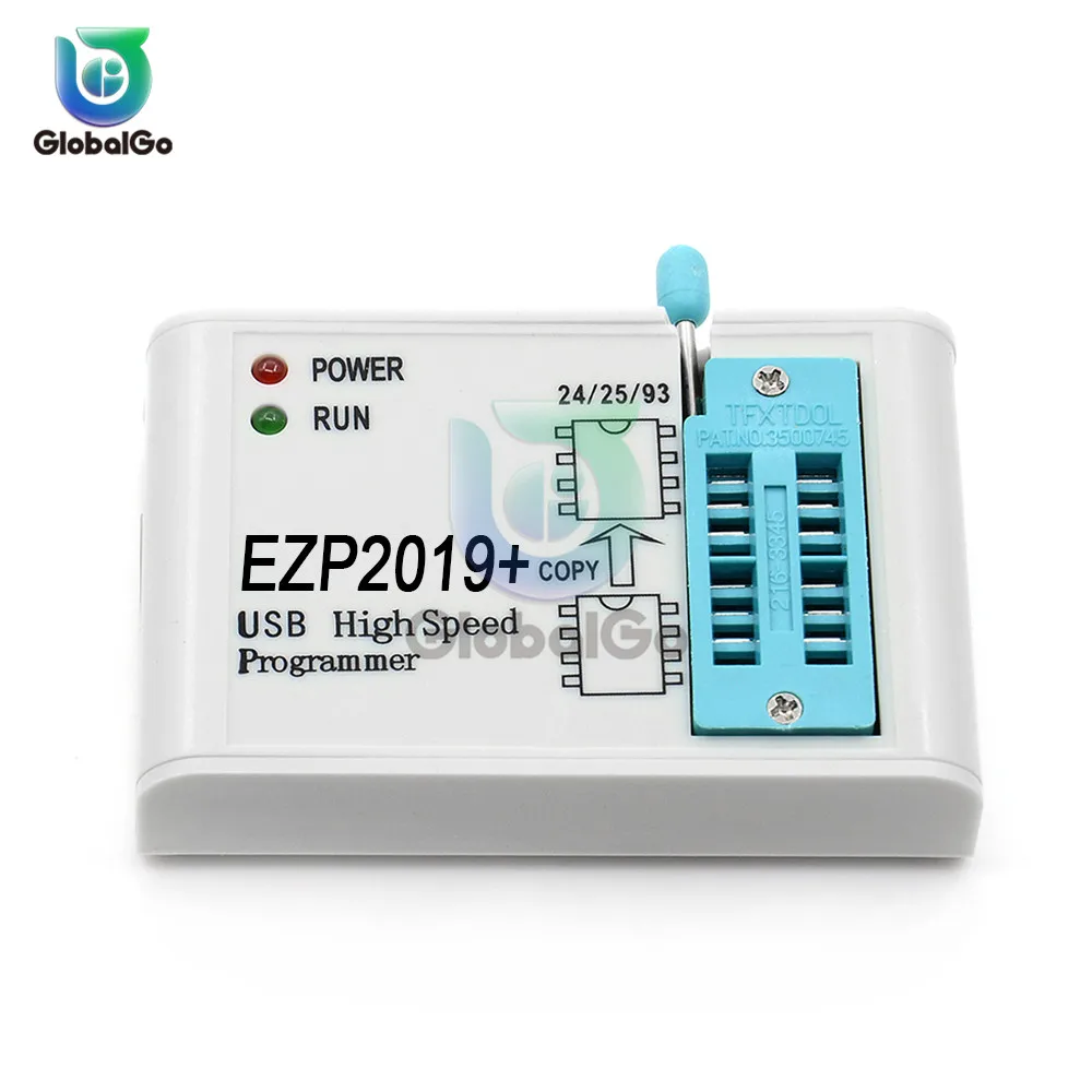 مبرمج USB عالي السرعة EZP2019, EZP2019 مع 2 مآخذ دعم 24 25 26 93 25 رقاقة فلاش
