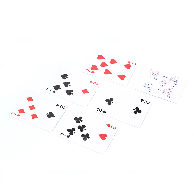 4 Cards 7 To 2 Transformer Magic Tricks Magic Props Close Up Street Magic Trick Playing Cards Accessories Comedy