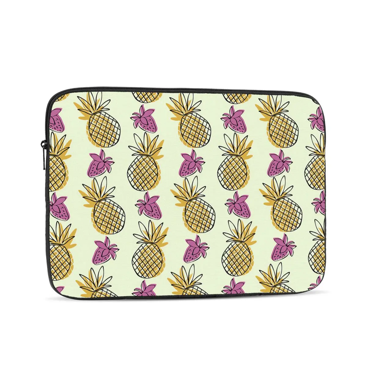 Seamless Pattern With Pineapple And Strawberry Computer ipad Laptop Cover Case Laptop Sleeve Bag Portable Cover Fundas Pouch