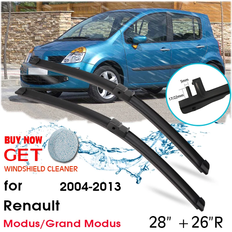 Car Wiper Front Window Windscreen Windshield Wiper Blades Auto Accessories For Renault Modus/Grand Modus 28