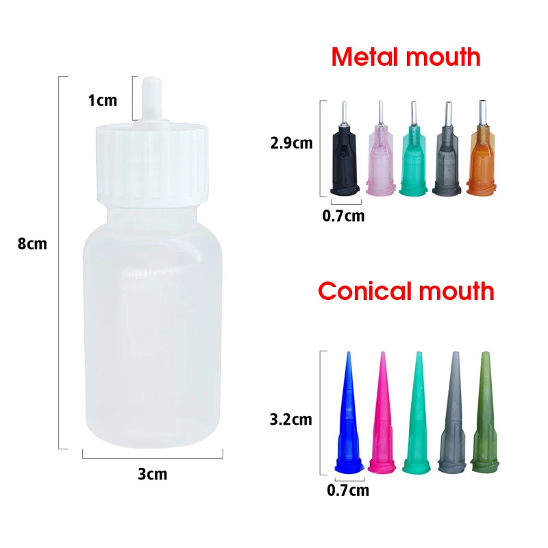 1PCS Henna Bottles for Stencil Tattoo Painting Bottle With Nozzle Applicator Drawing Bottle Beauty Body Paint Tattoo Accessories